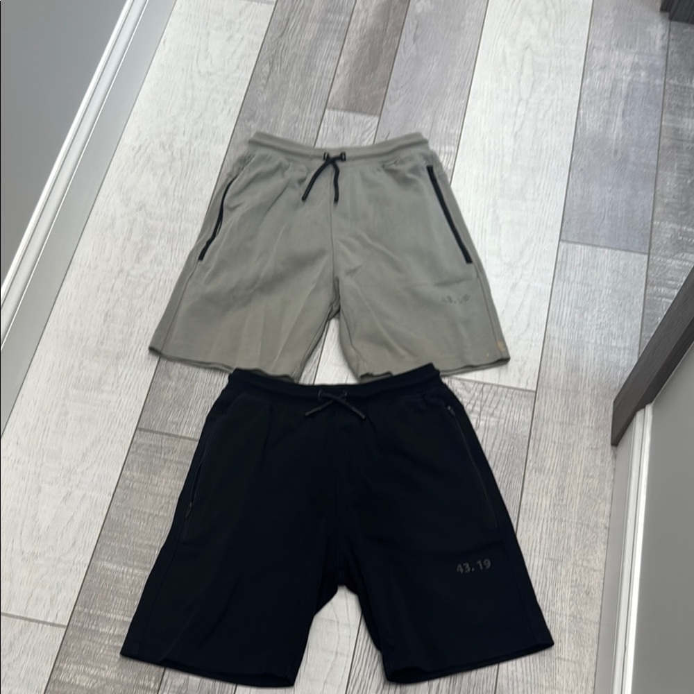 Zara Black and Gray Skorts Casual Bottoms